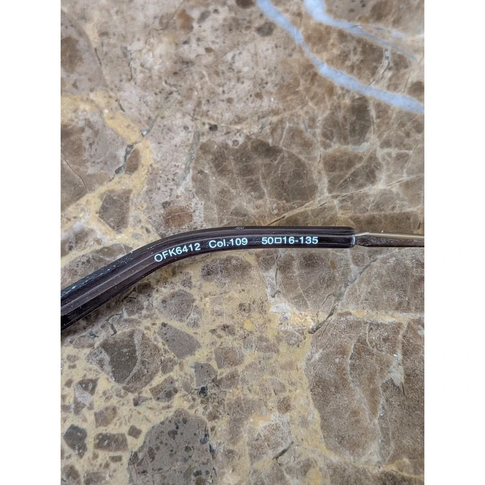 FCUK eyeglasses BROWN RECTANGULAR glasses frame MOD: OFK6412 50-16-135